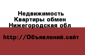 Недвижимость Квартиры обмен. Нижегородская обл.